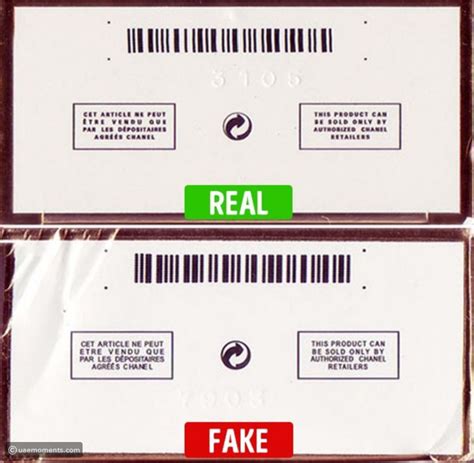 chanel perfume barcode check